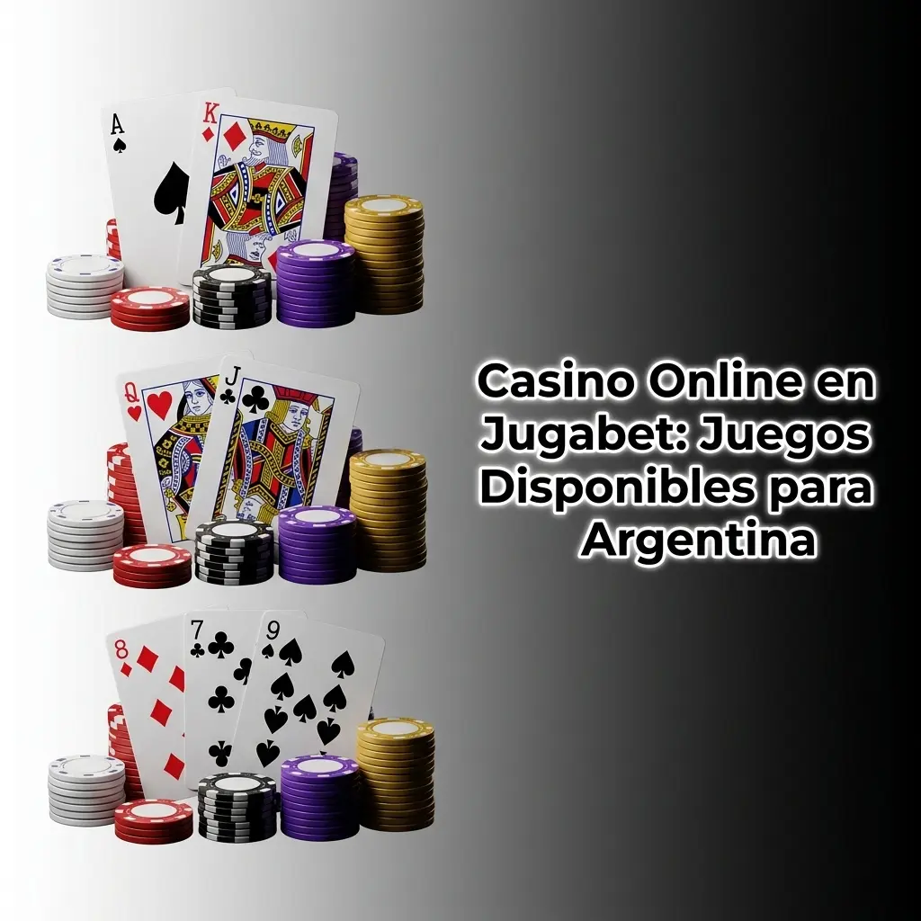 Lobby del casino online Jugabet con tragamonedas, ruleta en vivo y juegos de mesa disponibles para Argentina