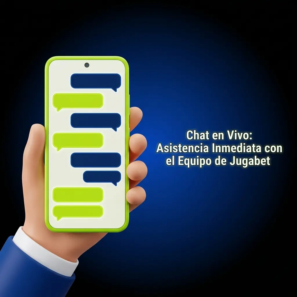 Chat en vivo de Jugabet para soporte inmediato en español, accesible desde el sitio web en escritorio y móvil