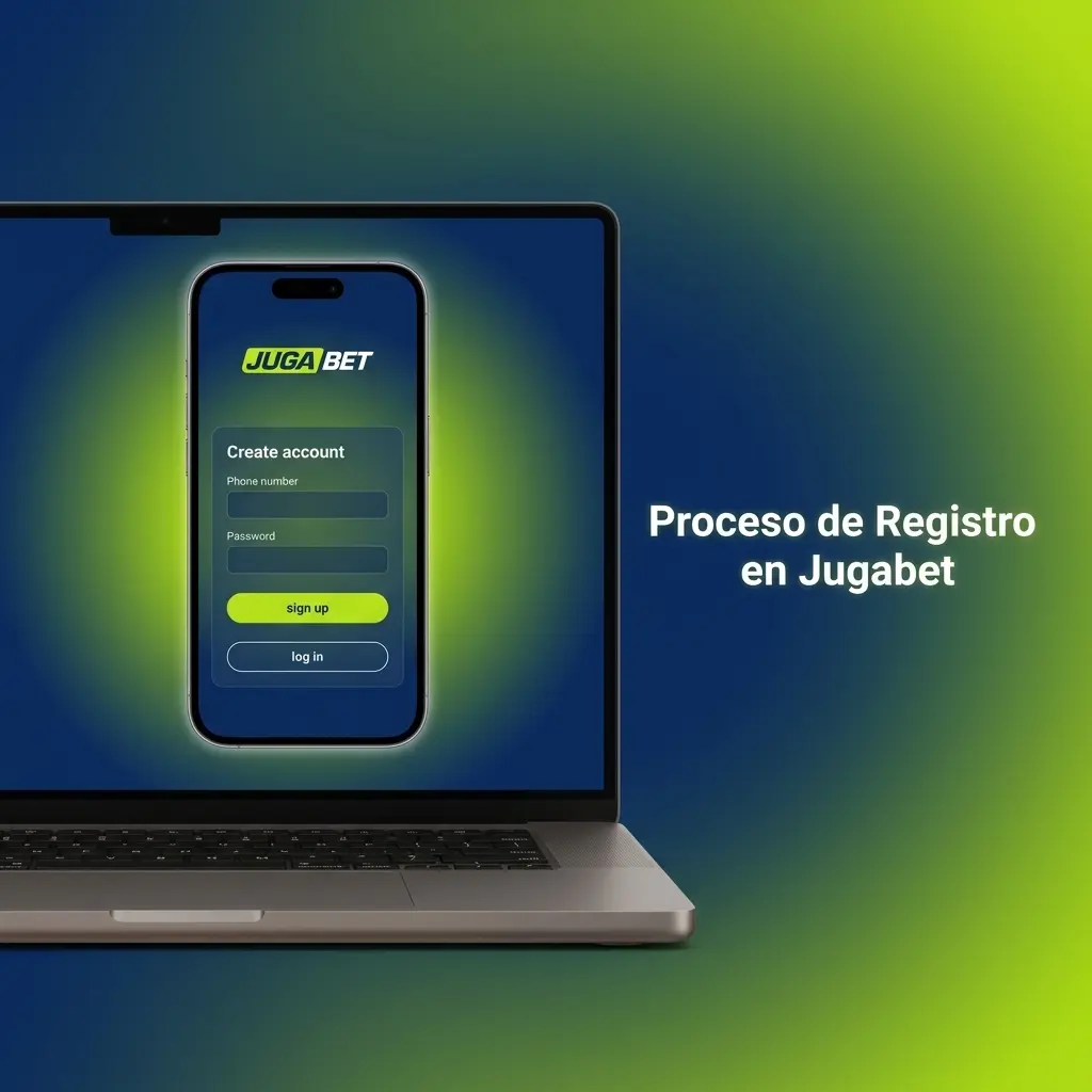 Proceso de registro en Jugabet: formulario con pasos para crear cuenta en menos de 3 minutos y acceder al casino