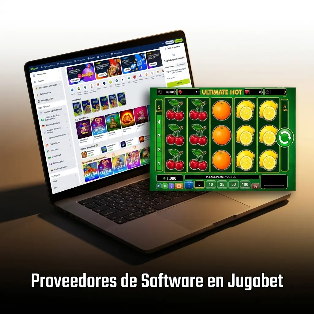 Proveedores de software de Jugabet: Pragmatic Play, NetEnt, Play'n GO y Spribe con RNG certificado