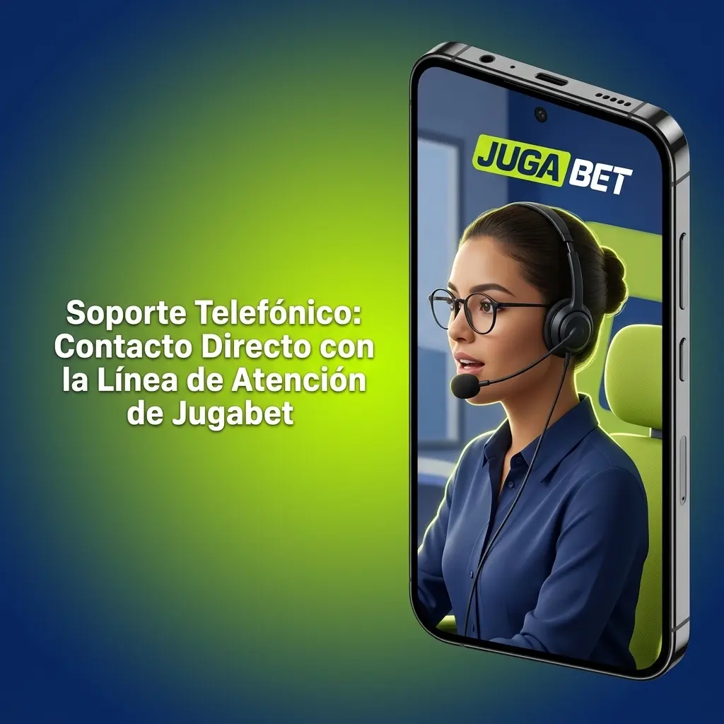 Soporte telefónico de Jugabet: contacto directo con agente para resolver problemas urgentes de cuenta