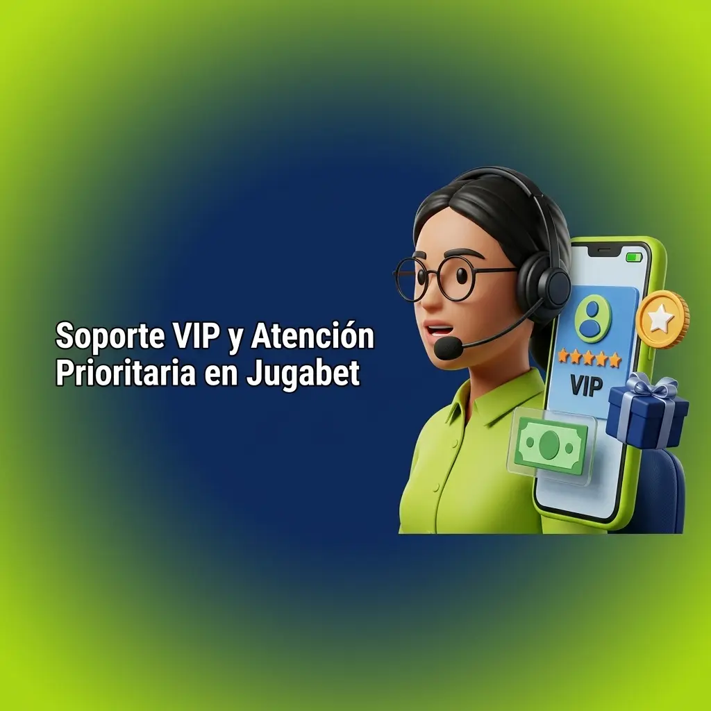 Soporte VIP de Jugabet con atención prioritaria, tiempos de respuesta rápidos y canal dedicado para usuarios de alto nivel